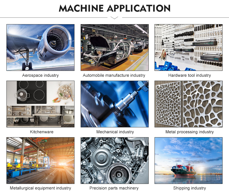 1kw 2kw 3kw 6kw Cnc Fiber Laser Cutting Machines For Stainless Steel Metal Sheet Màquines de tall làser de fibra CNC de 1kw 2kw 3kw 6kw per a xapa d'acer inoxidable