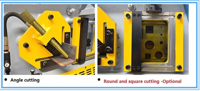 60t Q35-16 Hydraulic Ironworker Shearing Punching Bending And Notching Machine 60t Q35-16 màquina hidràulica de cisalla per punxonar i doblegar i entallar