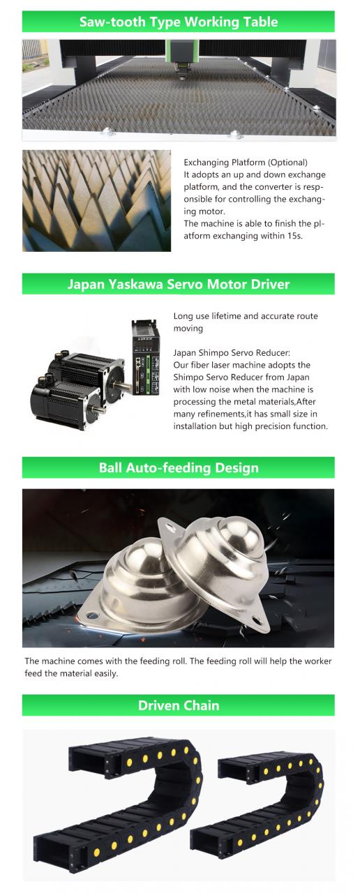 Carbon Iron Aluminum Metal Stainless Steel Cnc Fiber Laser Cutting Machine Carboni, ferro, alumini, metall, acer inoxidable, fibra CNC, màquina de tall per làser