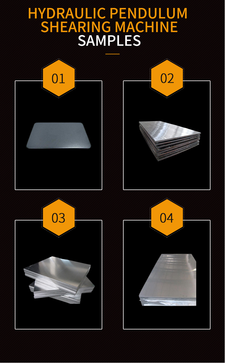 Hydraulic Pendulum Cnc Swing Beam Sheet Metal Plate Shearing Machine Màquina de cisalla de plaques de xapa de làmines de biga oscil·lant CNC de pèndol hidràulic