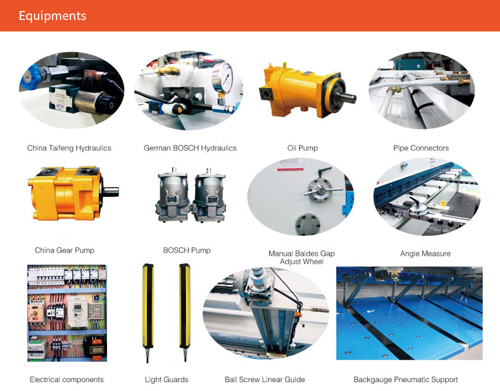 QC11K 10 12 16 mm 3200 4000mm Metal Guillotine Shear CNC Guillotine Shearing Machine QC11K 10 12 16 mm 3200 4000 mm Màquina de cisalla de guillotina de metall CNC