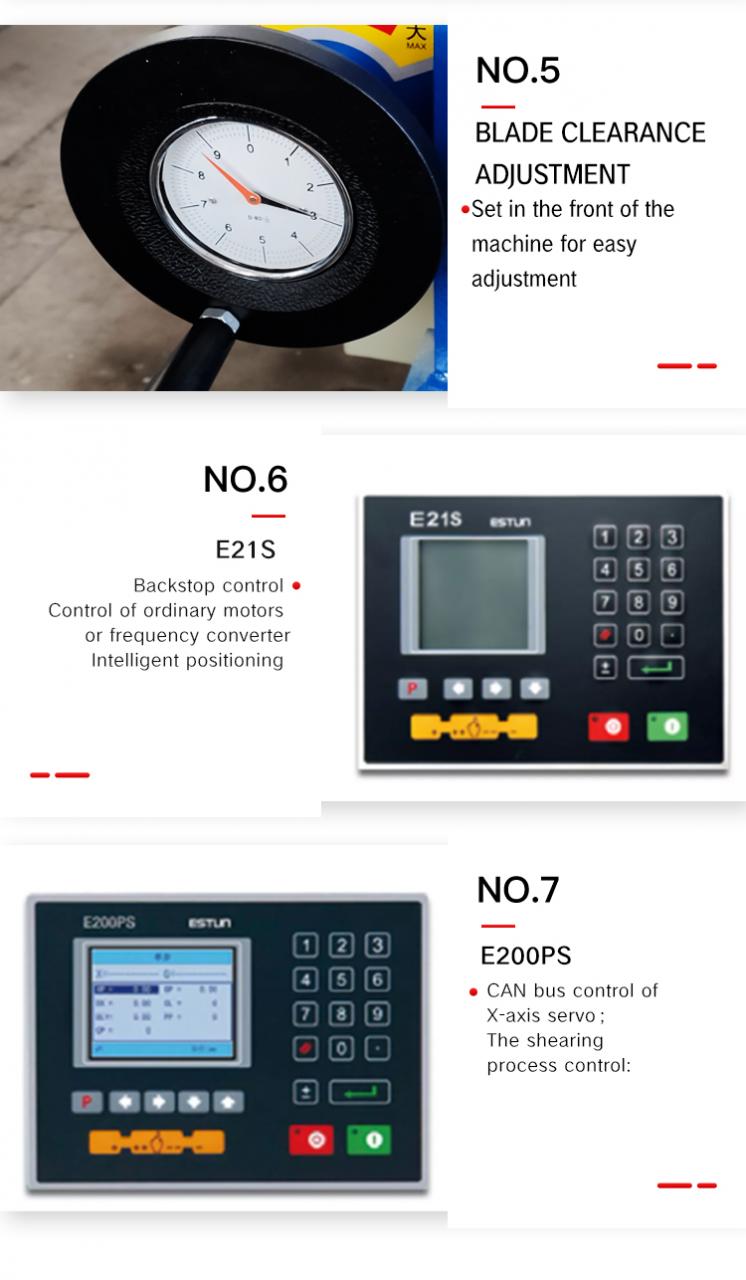 Shear Cutting Machine Guillotine Metal Hydraulic Shearing Machine Qc11Y/K Màquina de tall de cisalla de guillotina Màquina de cisalla hidràulica de metall Qc11Y/K